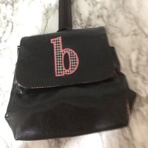 Fashion Express Crossbody/Back Pack/Bag Black w/ B Initial Personalized …